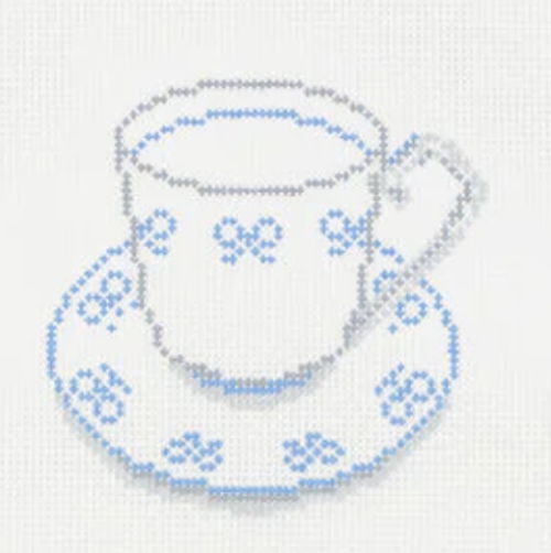 Blue Bow Teacup