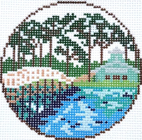 Watercolor Boat House