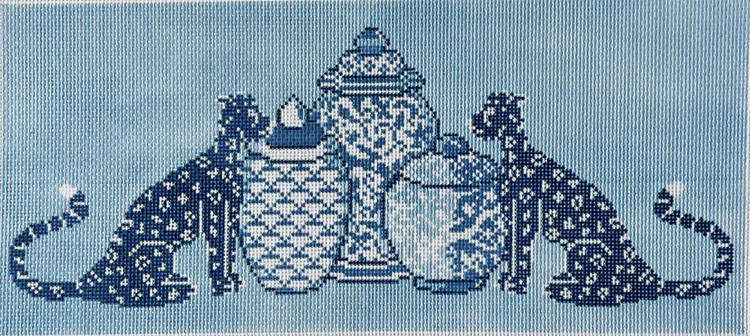 Leopards & Lidded Jars