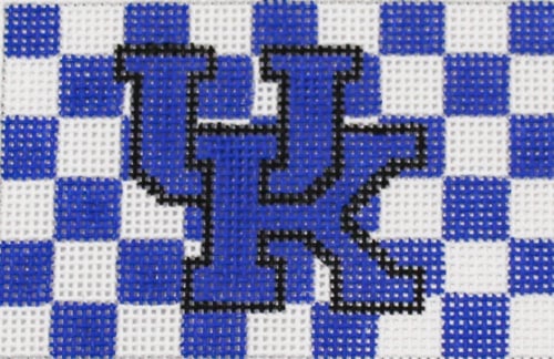 UK on Checkerboard Blue