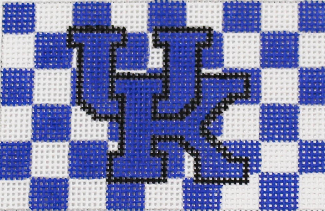 UK on Checkerboard Blue