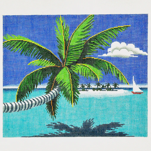 Palm Tree & Boat