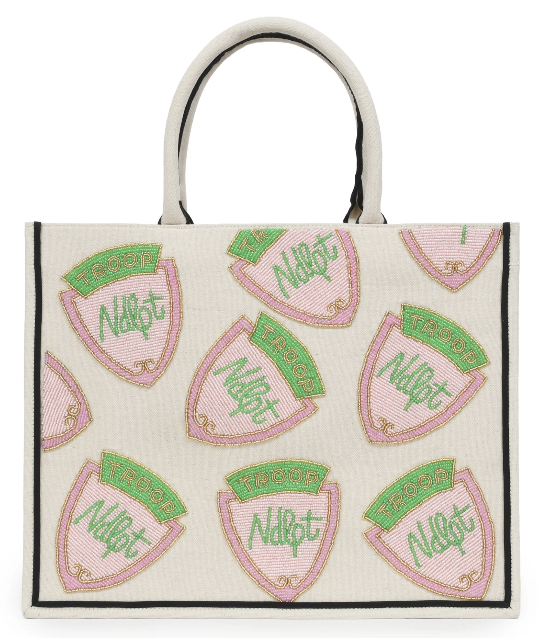 Troop NDLPT Tote-Pink-Canvas Handles - Image 3