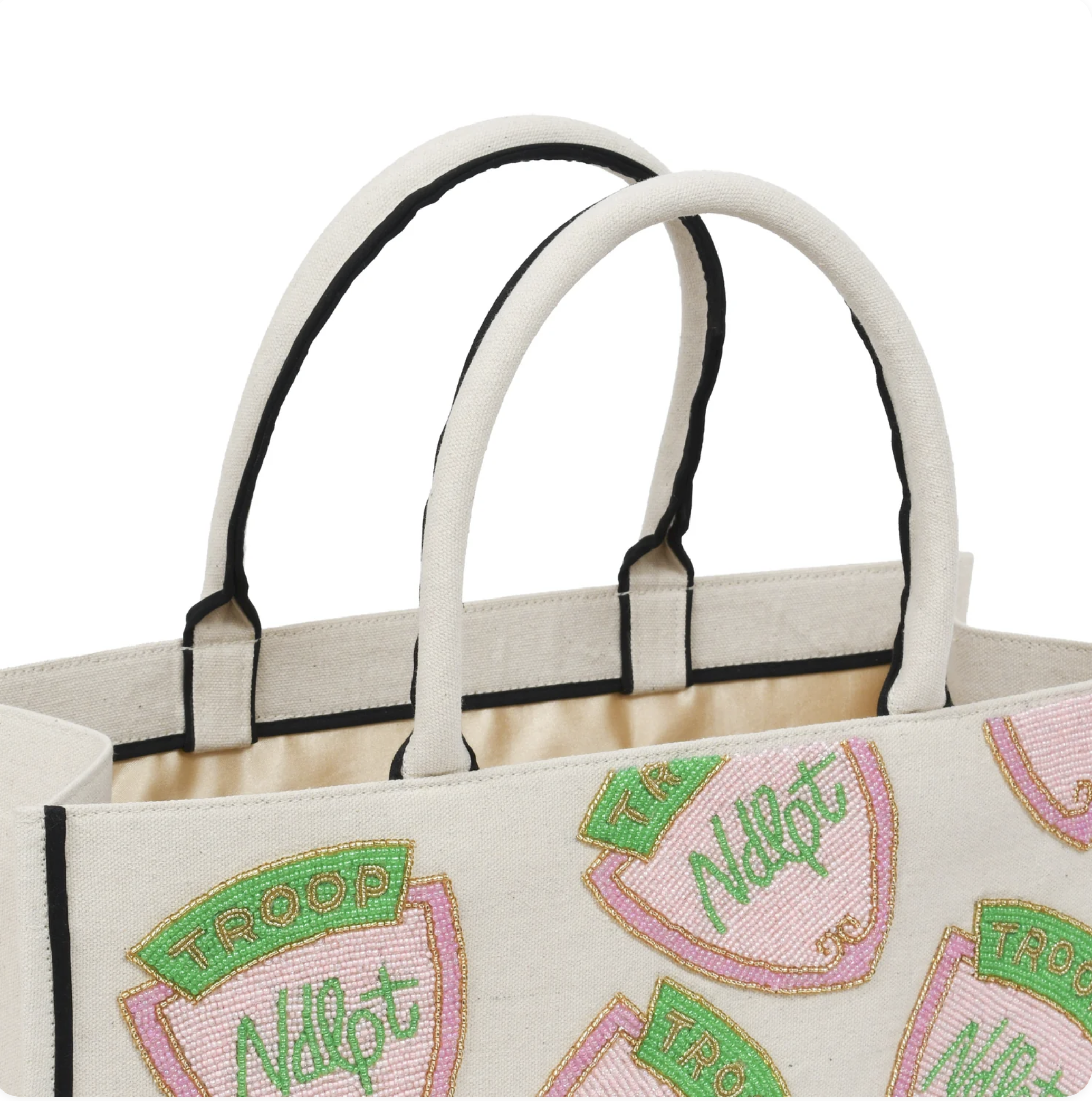 Troop NDLPT Tote-Pink-Canvas Handles - Image 2