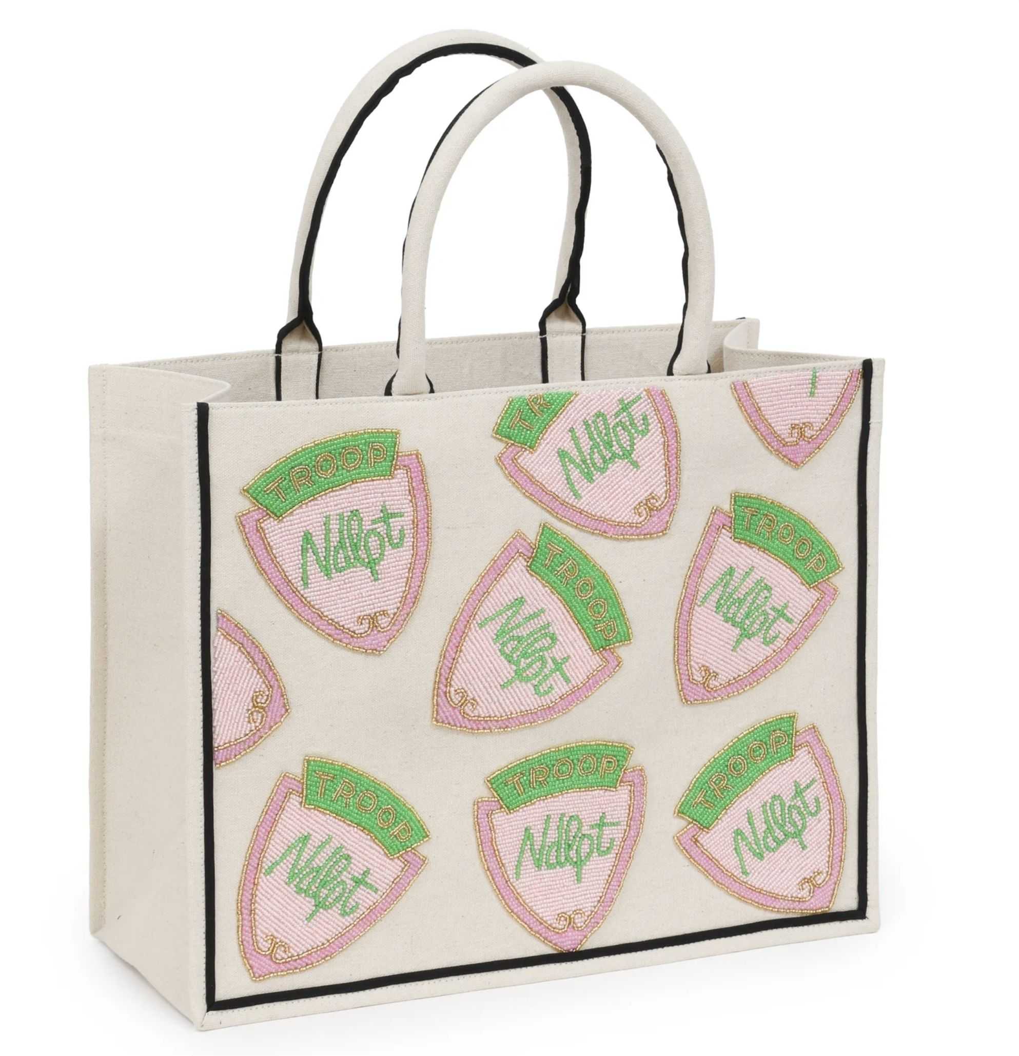 Troop NDLPT Tote-Pink-Canvas Handles