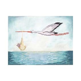 Stork with Baby