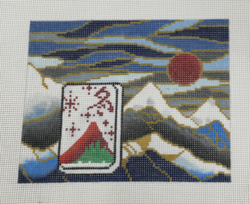 Japanese Mahjong Tiles Scene