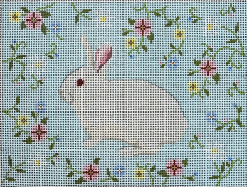 Bunny in Flower Vine