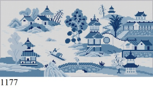 Blue Porcelain-18 Count