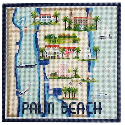 Palm Beach Map-13 Count