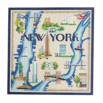 New York Map-18 Count New York Map-18 Count