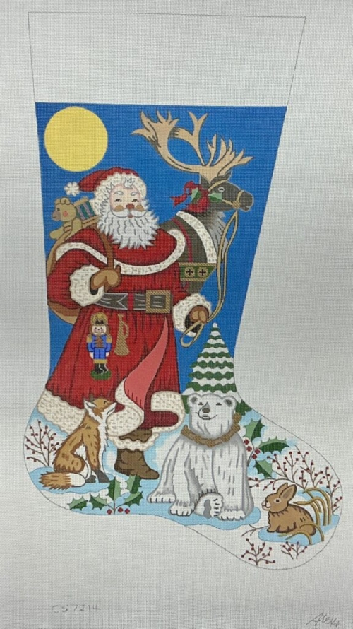 Santa with Polar Bear