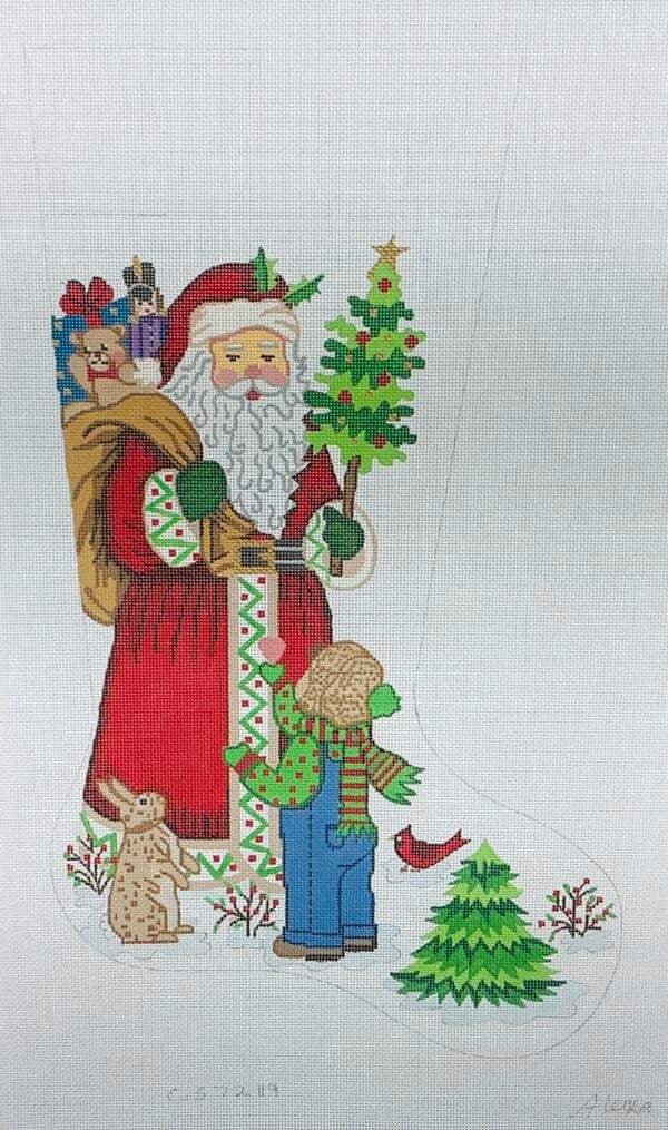 Santa with Little Boy Santa with Little Boy