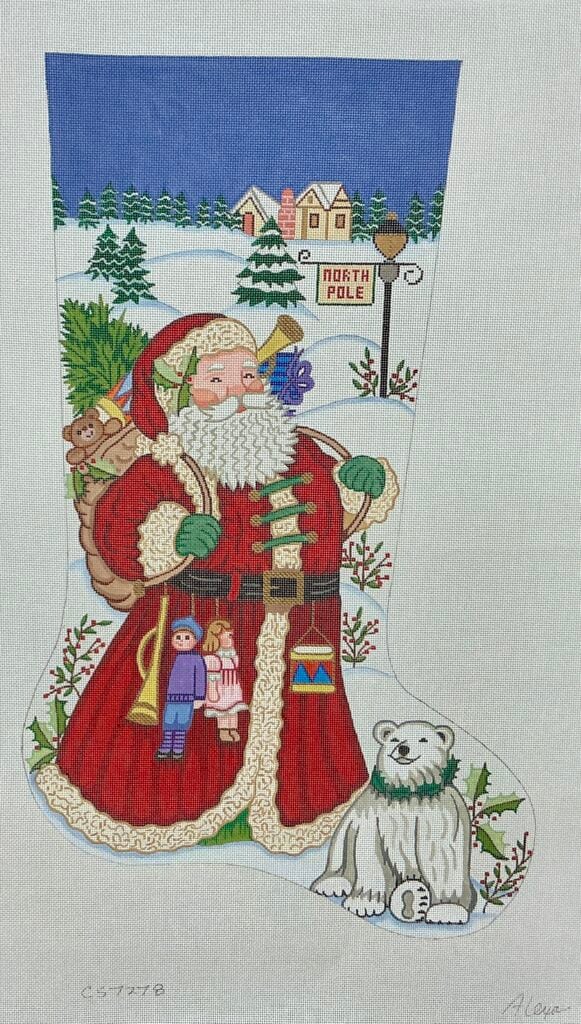 Santa at North Pole Santa at North Pole