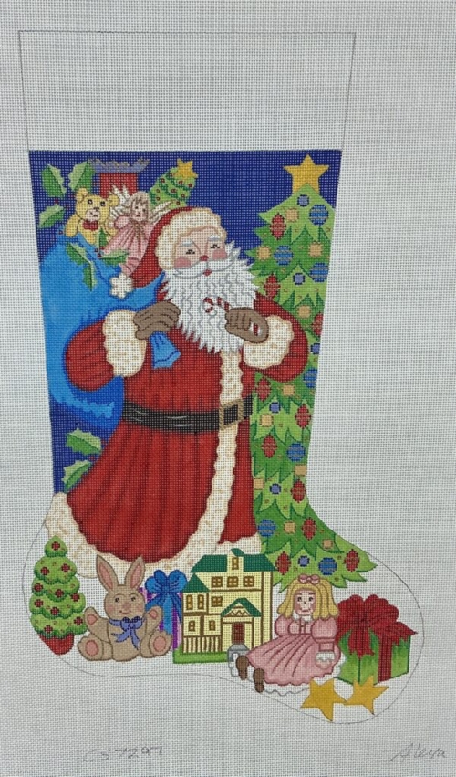 Santa Carrying Gifts – Girl