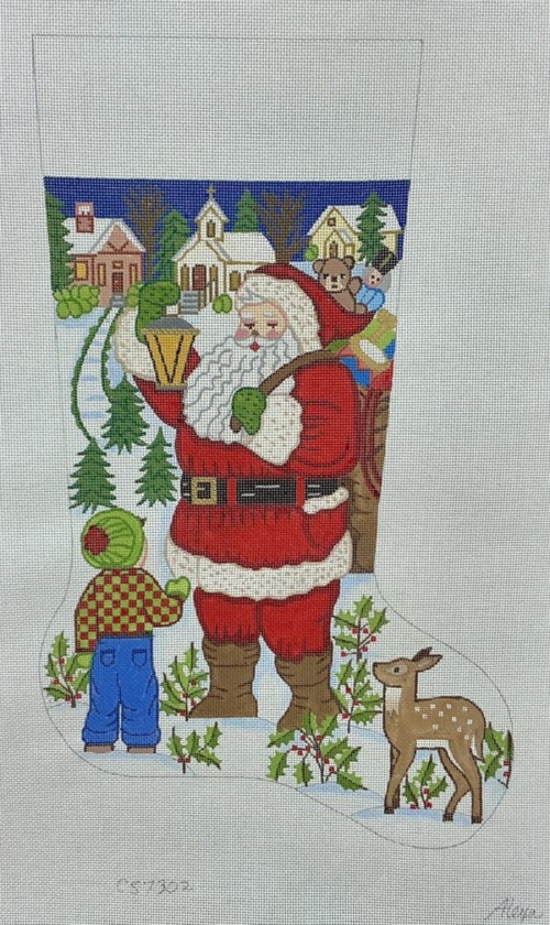 Santa with Deer – Boy