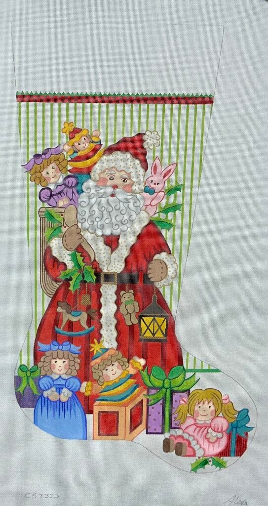 Santa with Stripes – Girl