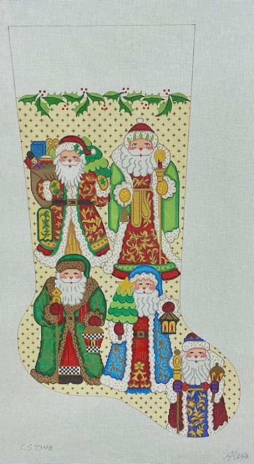Santas with Gifts