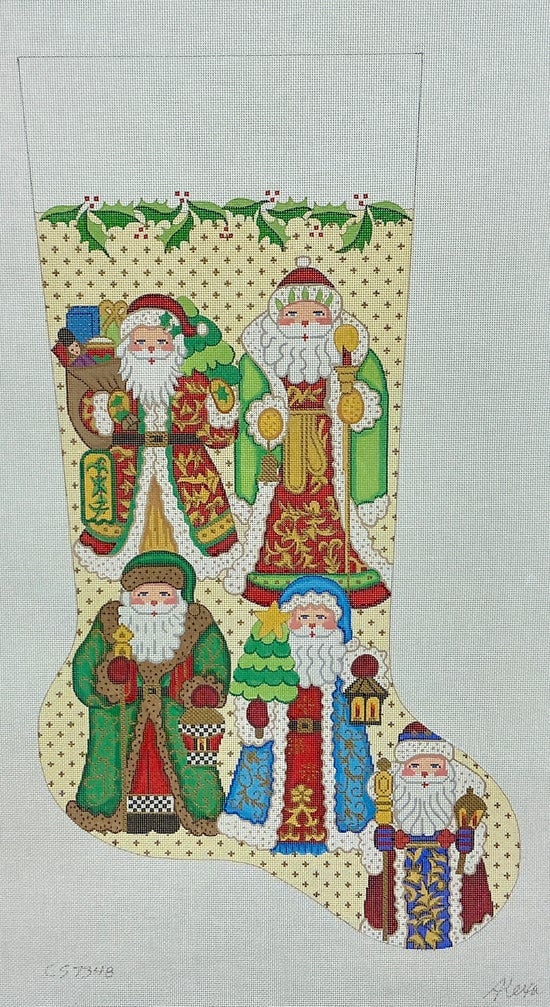 Santas with Gifts