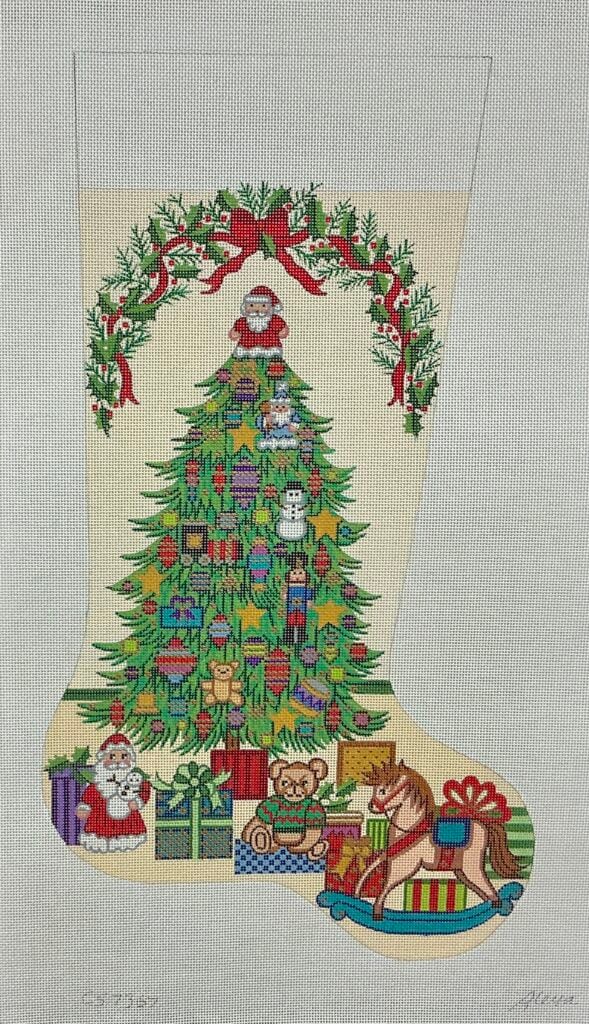 Tree with Toys – Santa