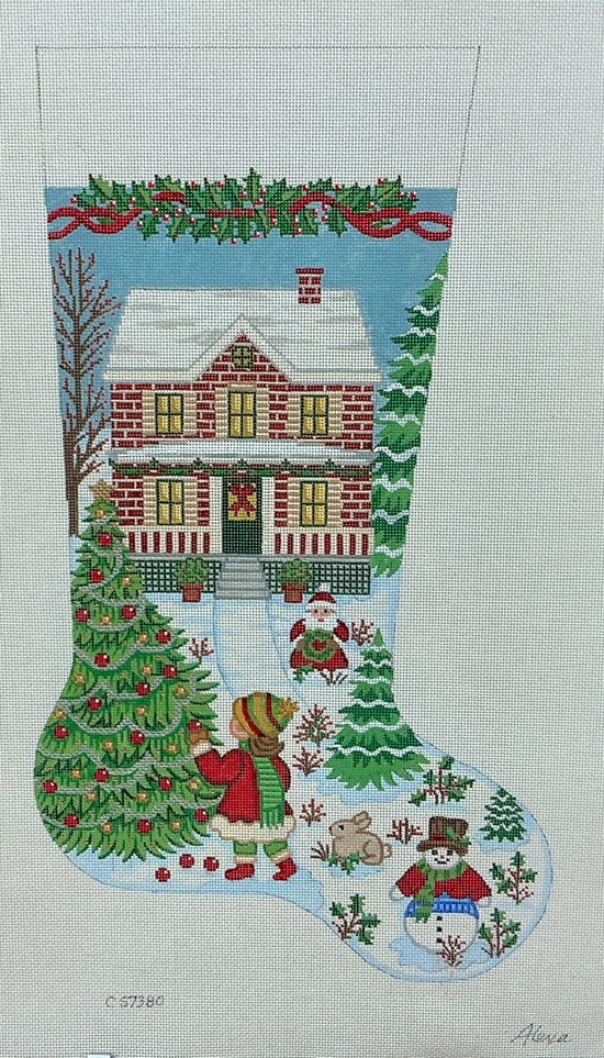 House with Santa