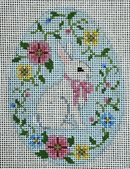 Bunny in Flower Vine