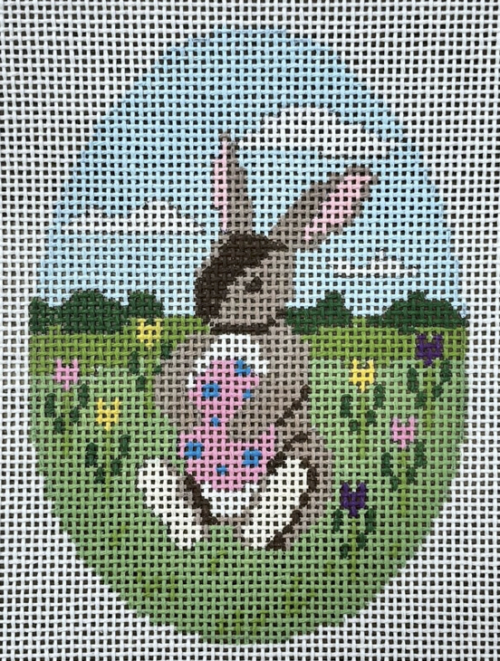 Sitting Rabbit with Egg