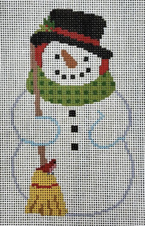 Snowman with Birds Snowman with Birds
