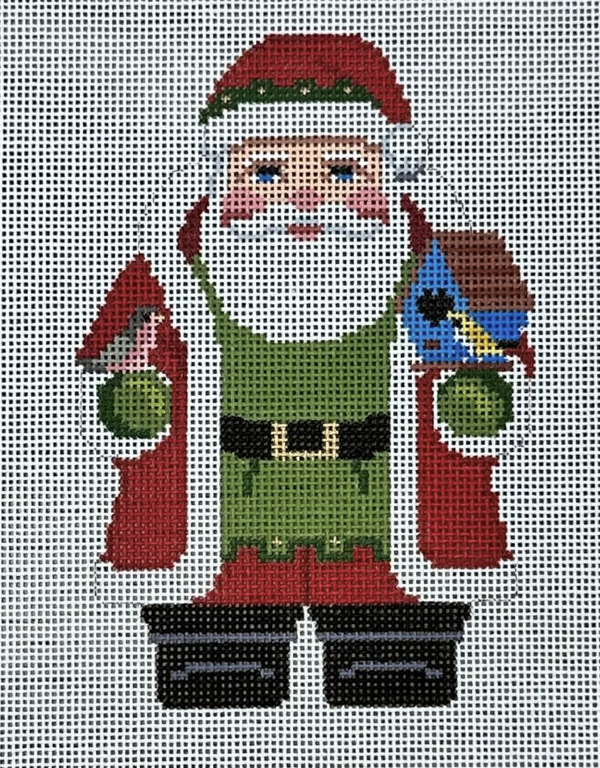 Birdhouse Santa Birdhouse Santa