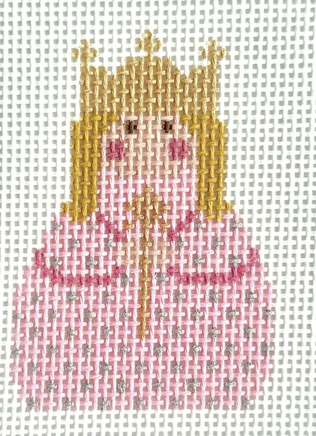 Pink Angel with Gold Crown Pink Angel with Gold Crown