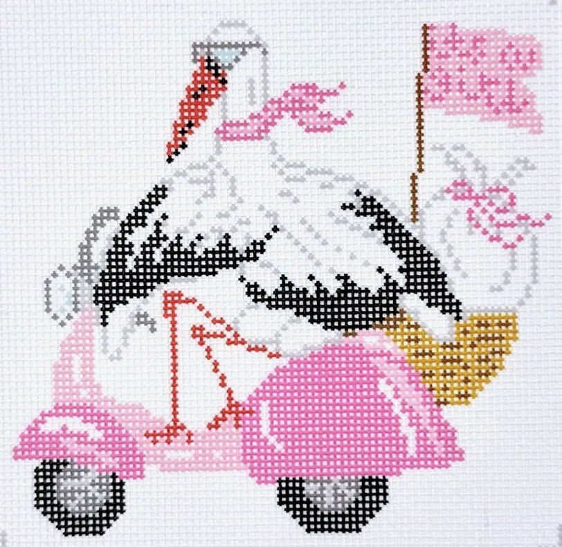 Special Delivery Stork-Pink Special Delivery Stork-Pink