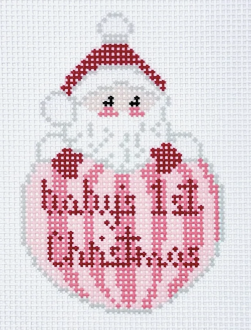 Baby’s 1st Santa-Pink