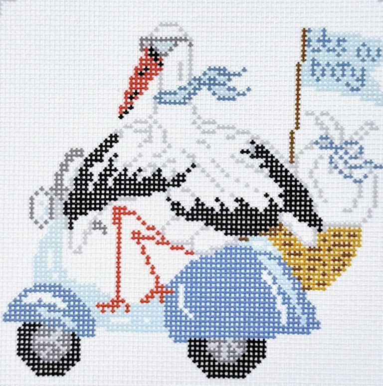 Special Delivery Stork-Blue Special Delivery Stork-Blue