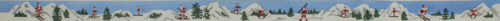 Skiing Santa