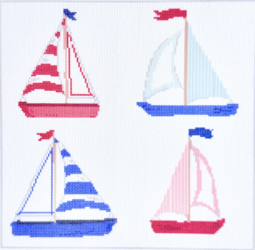 Four Sailboats