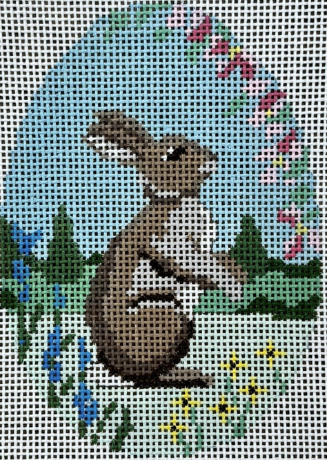 Rabbit in Flowers
