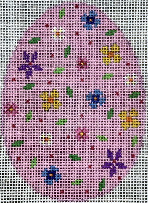 Mini Flowers Pink Egg