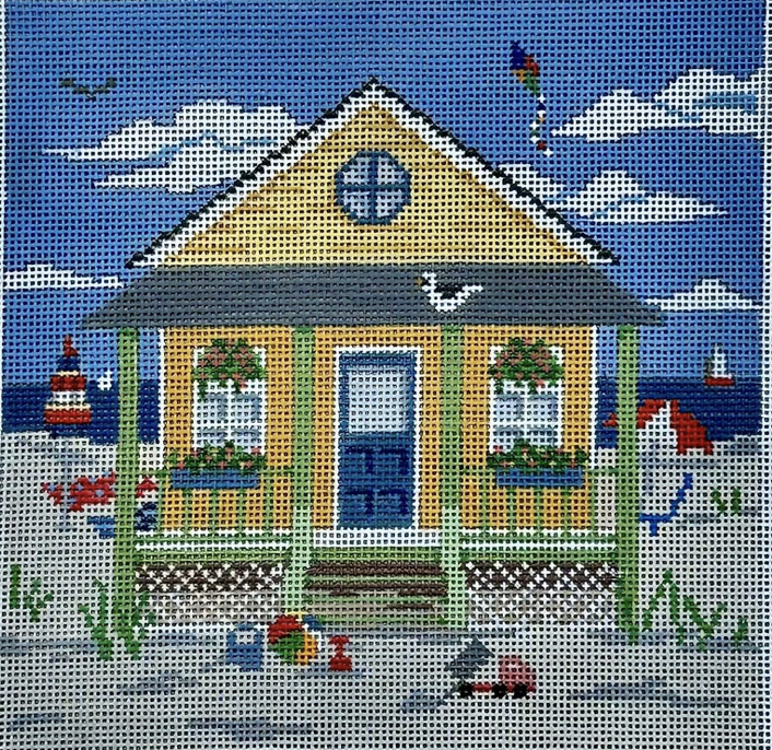 Beach Cottage-Yellow Beach Cottage-Yellow