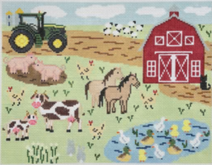 Barnyard Farm Scene Barnyard Farm Scene
