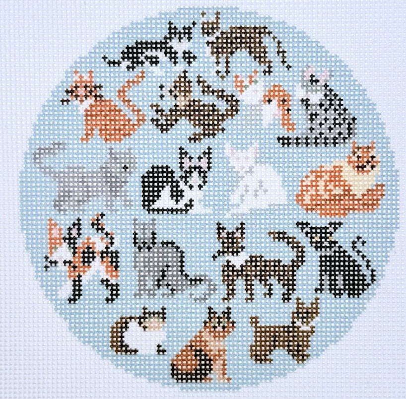 Blue Cat Round Blue Cat Round