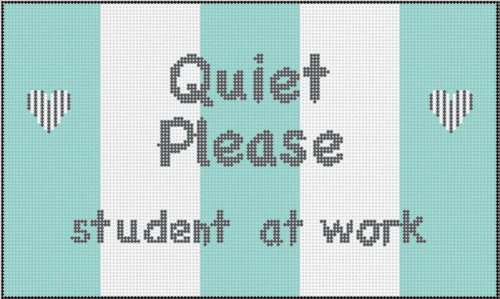 Quiet Student at Work