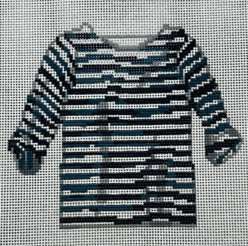 Navy + White Striped Shirt Navy + White Striped Shirt