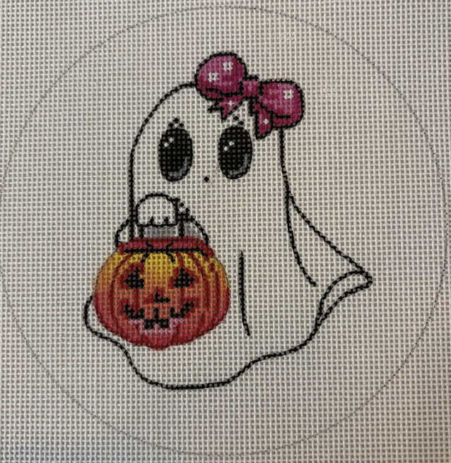 Ghost Pumpkin Bow Ghost Pumpkin Bow